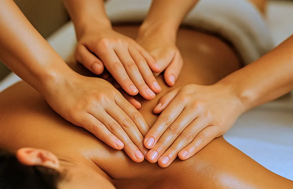 Massagem a 4 mãos